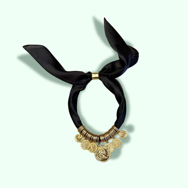 COLLANA SANTA BANDITA - NERO